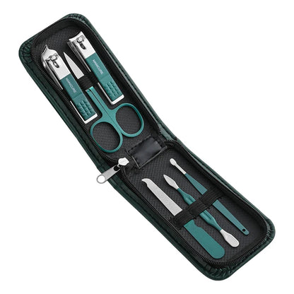 Portable Stainless Steel Nail Clipper Set (6 pcs)