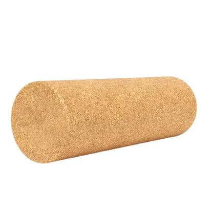 Natural Cork Yoga Roller Pilates Block (Beige)