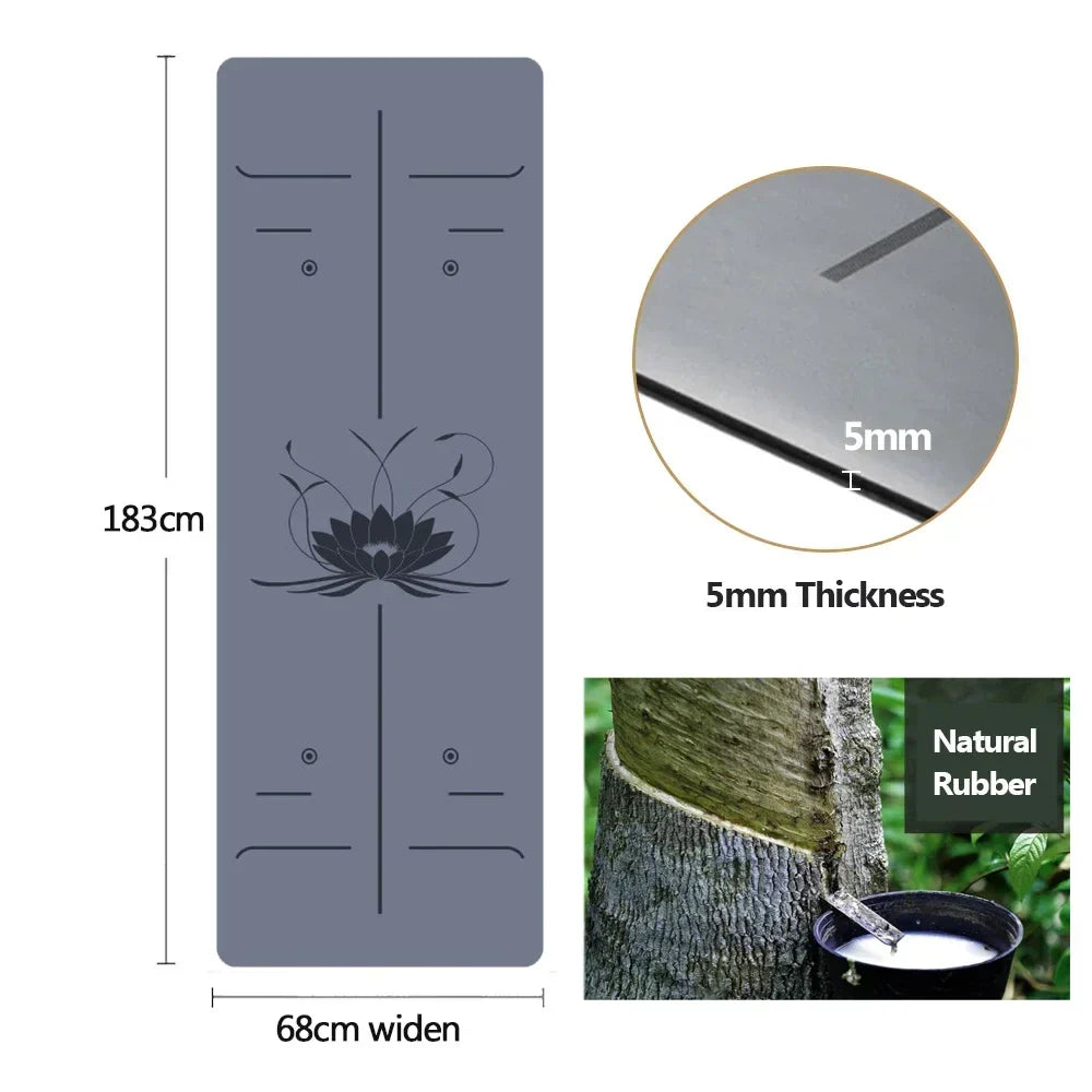 Professional Natural Rubber Yoga Mat
