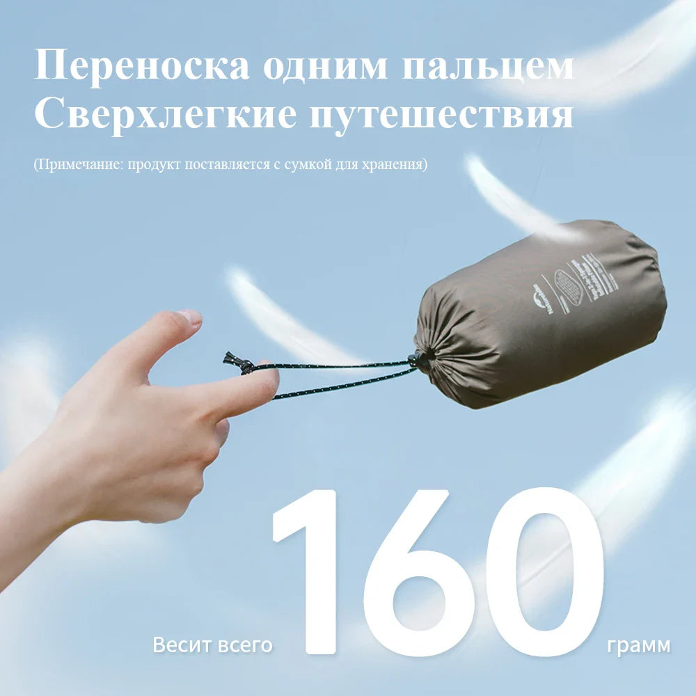 2-in-1 Foam Inflatable Pillow for Travel & Camping