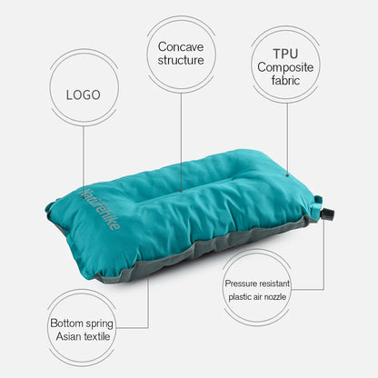 Self-Inflating Travel Pillow Compact Ultralight Camping Pillow