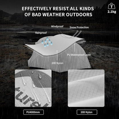 Star River 2-Person Ultralight Waterproof Camping Tent