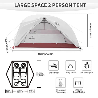 Star River 2-Person Ultralight Waterproof Camping Tent