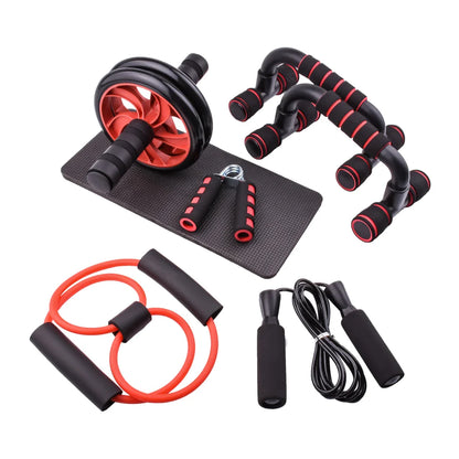 Silent Ab Roller & Jump Rope Set