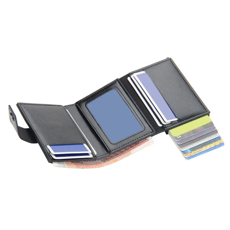 Wallet RFID Blocking PU Leather Card Holder