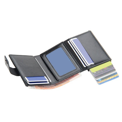 Wallet RFID Blocking PU Leather Card Holder