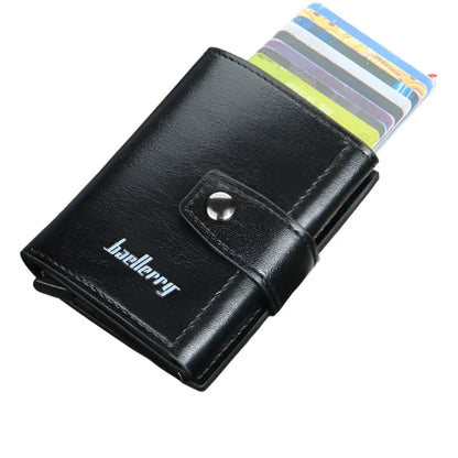 Wallet RFID Blocking PU Leather Card Holder