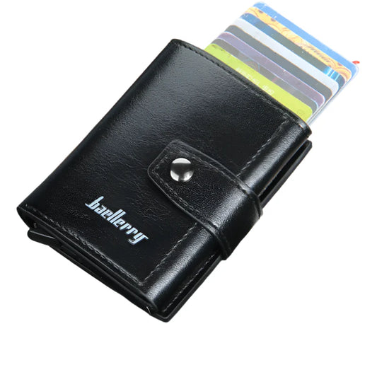 Wallet RFID Blocking PU Leather Card Holder