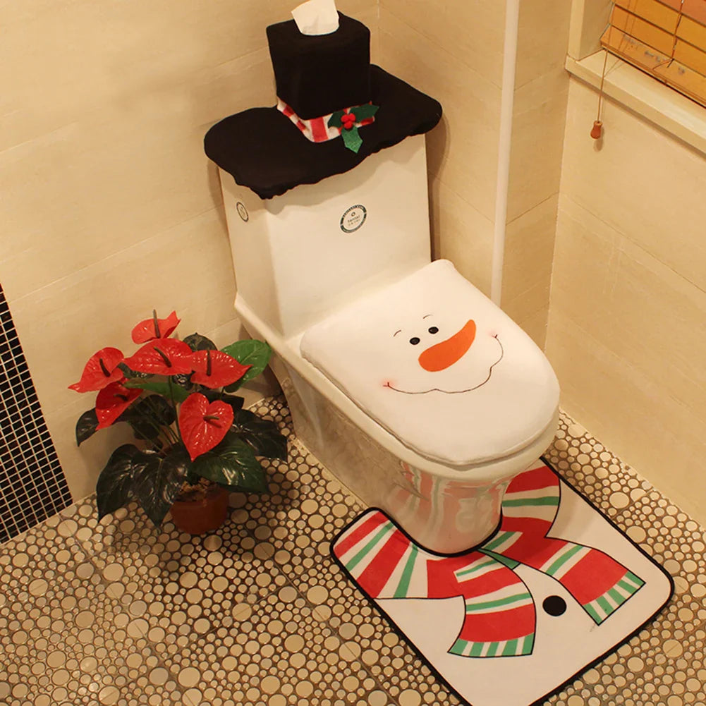 Cute Christmas Toilet Seat Covers