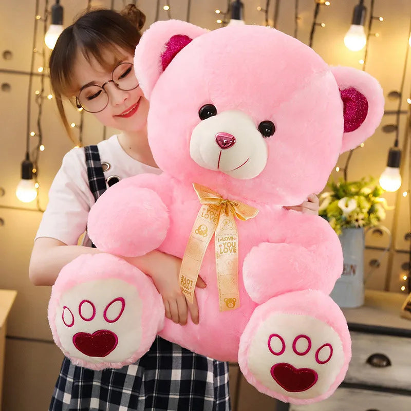 Cute Cartoon Pink Teddy Bear Plush Toy