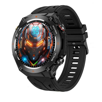 Men's Smart Fitness Watch Bluetooth Call (Black)