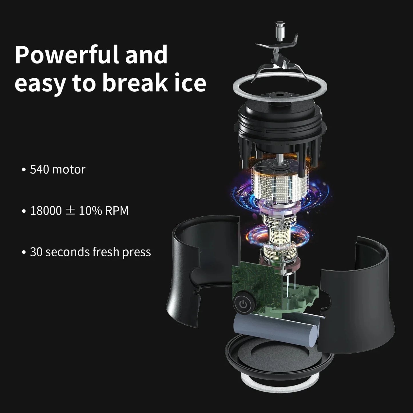 Portable Electric Juicer Rechargeable Mini Blender