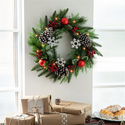 Artificial Christmas Wreath Door Hanging Decor
