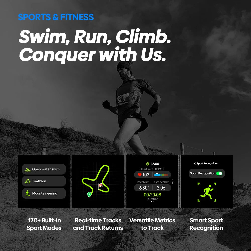 Ultra GPS Smartwatch with Dual-Band GNSS & Voice Calling