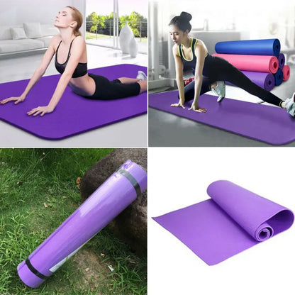 Non-Slip Foam Yoga Mat for Fitness & Pilates
