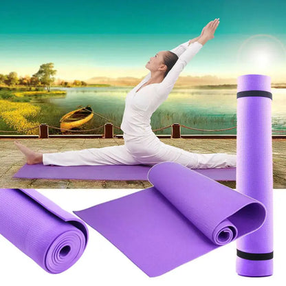 Non-Slip Foam Yoga Mat for Fitness & Pilates
