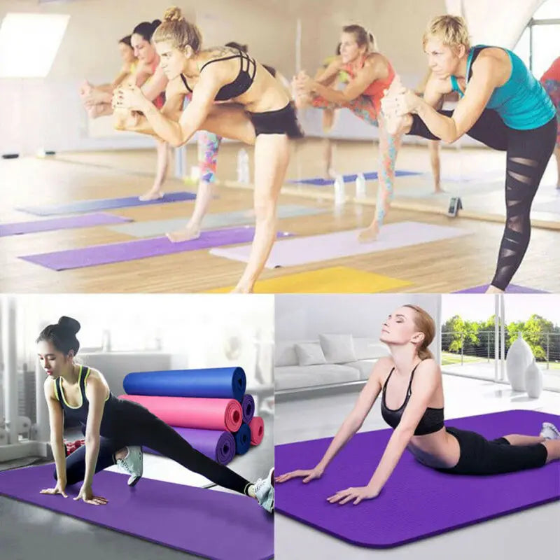 Non-Slip Foam Yoga Mat for Fitness & Pilates