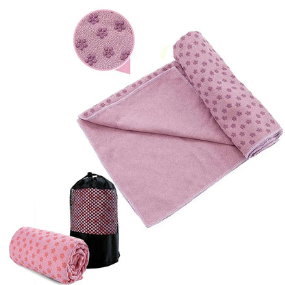 Non-Slip Portable Yoga Towel & Fitness Mat