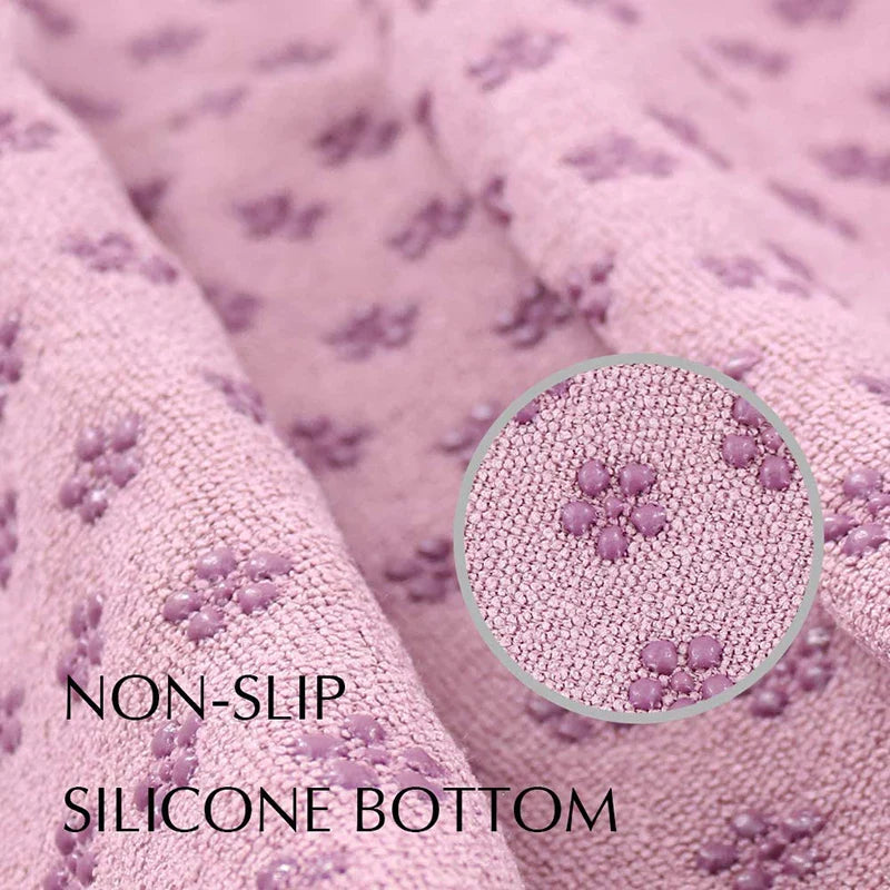 Non-Slip Portable Yoga Towel & Fitness Mat