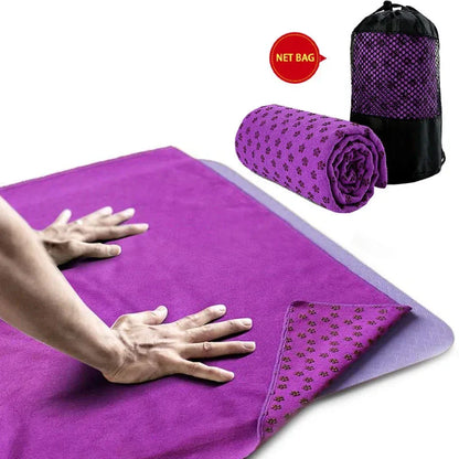 Foldable Non-Slip Yoga Towel Exercise Mat
