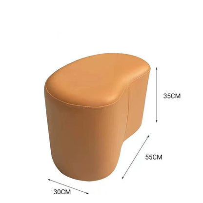 Bright Orange Modern Changing Stool - Waterproof