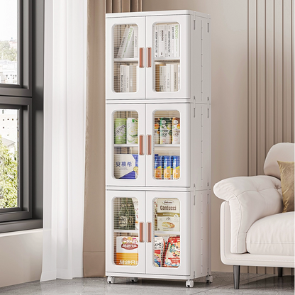 Foldable Plastic Storage Cabinet for Clothes & Toys