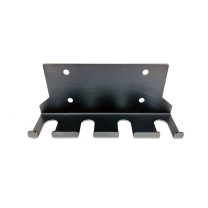 Wall Barbell Pole Placement Rack – Black – 14x10x16