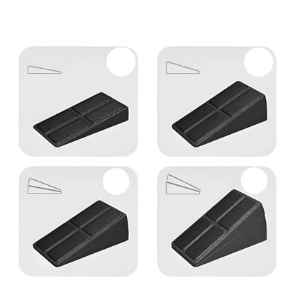 Deadlift Squat Foot Pad Auxiliary Force Device - Black (Three-Piece Set)