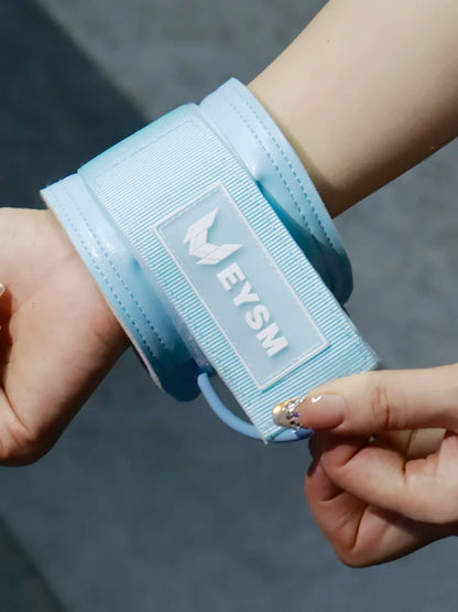 Ankle Buckle Fitness Rope Back Kick Assist Belt [Pair] - Blue