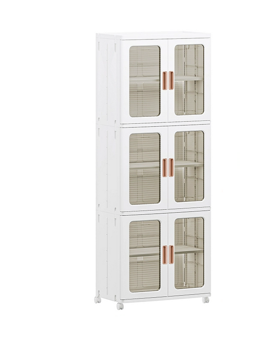 Foldable Plastic Storage Cabinet for Clothes & Toys