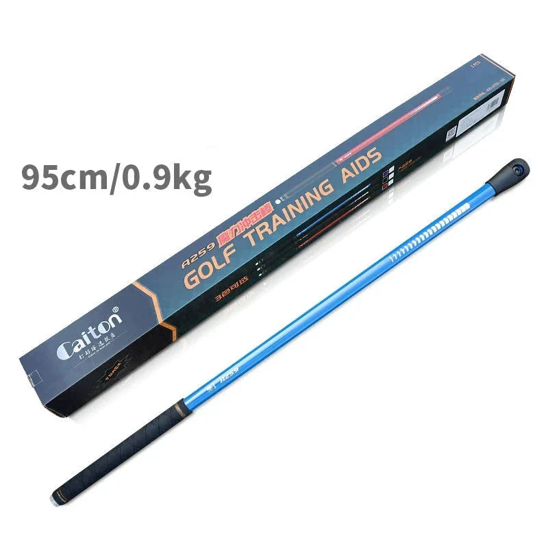 Golf Swing Trainer – Magic Impact Stick (95cm, 0.9kg, Blue)