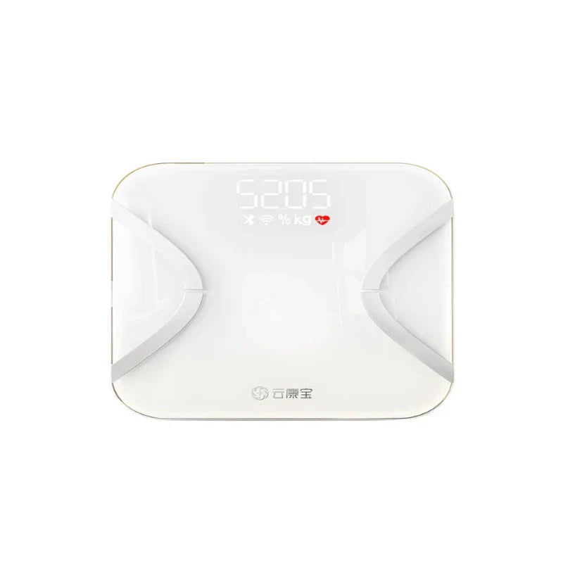 Rechargeable Body Fat Scale for Weight Loss - With Bluetooth and Wi-Fi