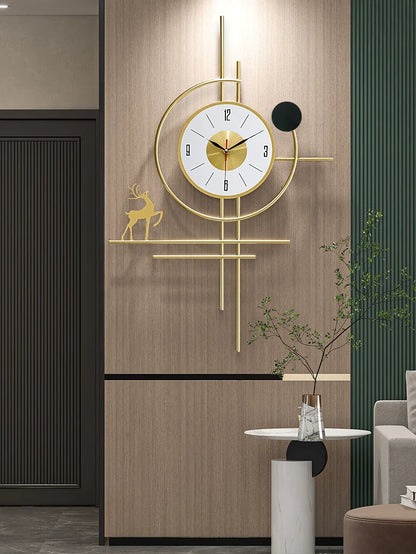 Luxury Fashion Wall Art Clock | 42x66 cm