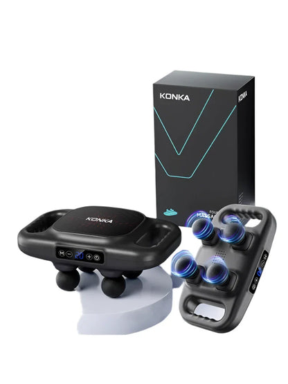 Fascia Gun Muscle Relaxation Massage Instrument - Gray