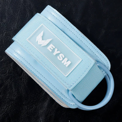 Ankle Buckle Fitness Rope Back Kick Assist Belt [Pair] - Blue