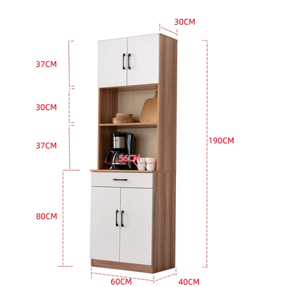 Minimalist High Storage Cabinet – 60x40x190cm