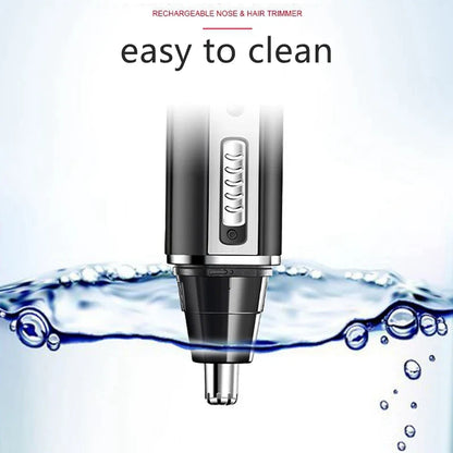 Rechargeable 4-in-1 Micro Hair Trimmer Electric Shaver Black