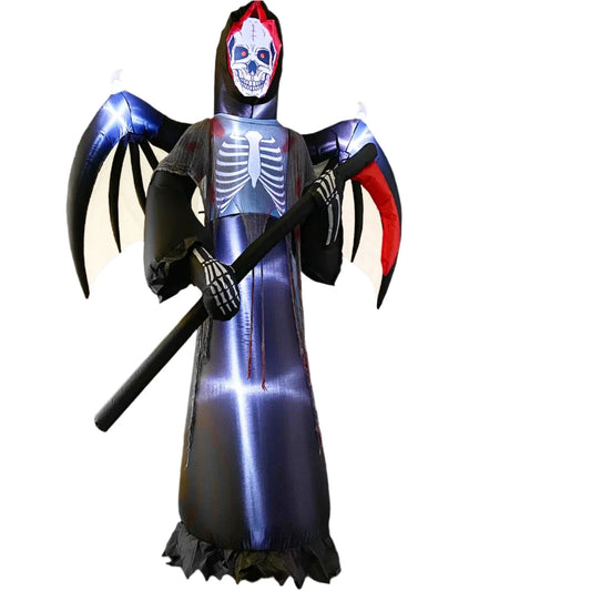 Halloween Inflatable Grim Reaper with Radar Sound Control