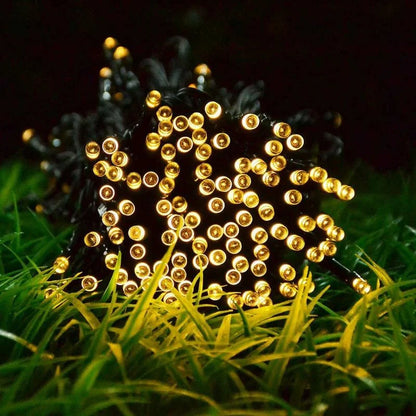 Outdoor Solar Fairy String Lights LED Waterproof