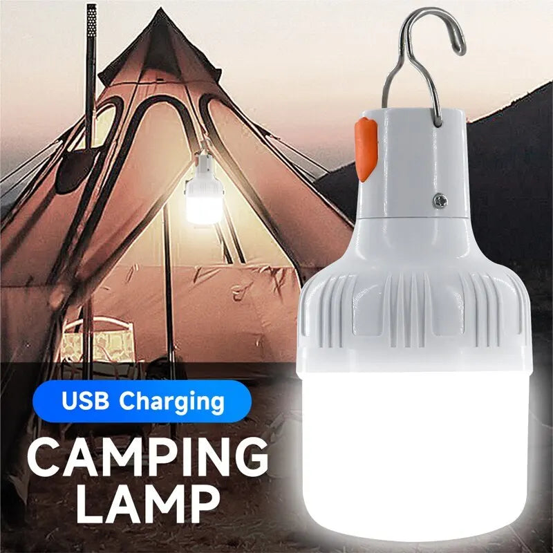USB Rechargeable LED Outdoor Lantern for Camping & Emergency