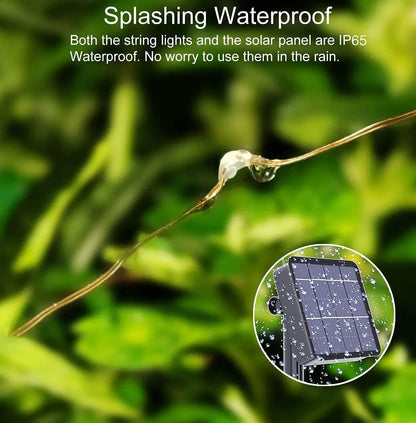 Waterproof LED Solar String Lights Outdoor