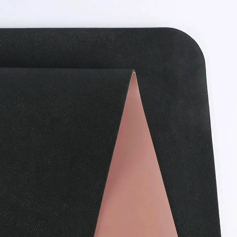 Leather & Rubber Custom Print Yoga Mat