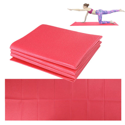 PVC Folding Yoga Mat Non-Slip