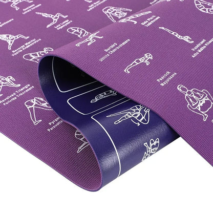 PVC Non-Slip Men's Fitness Mat for Yoga & Pilates