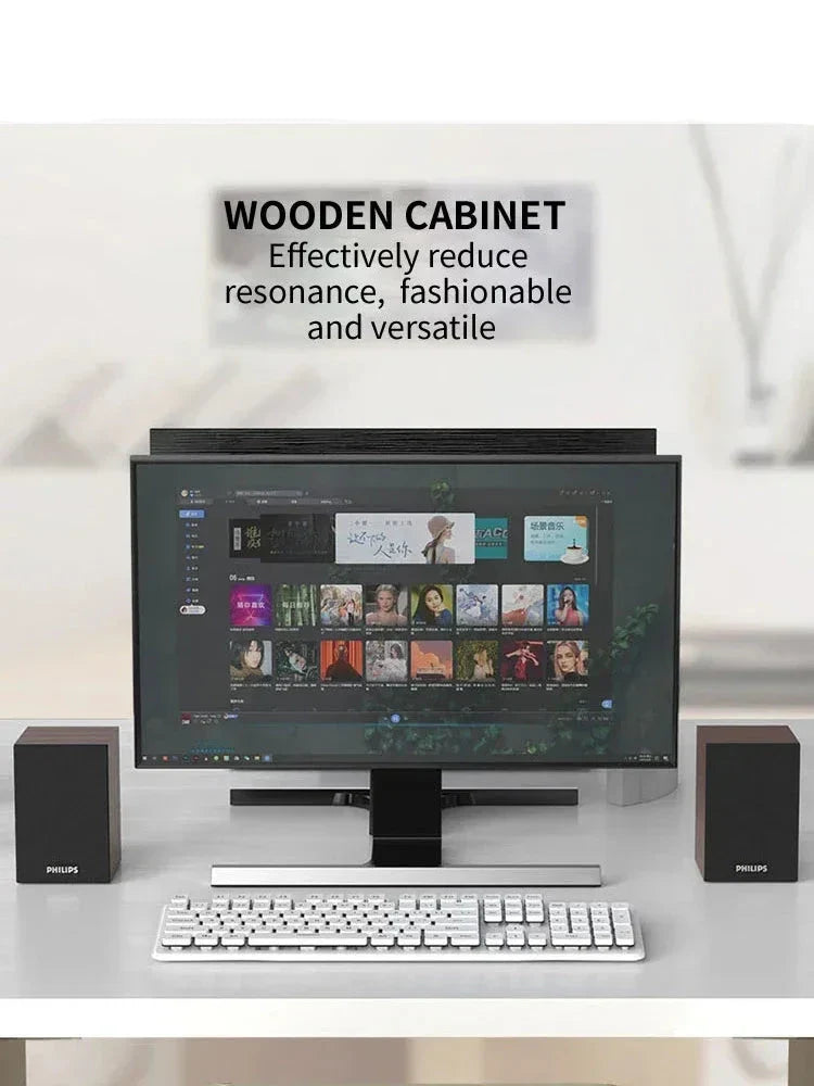 Bluetooth Speaker Surround Stereo Sound Wireless (Brown)