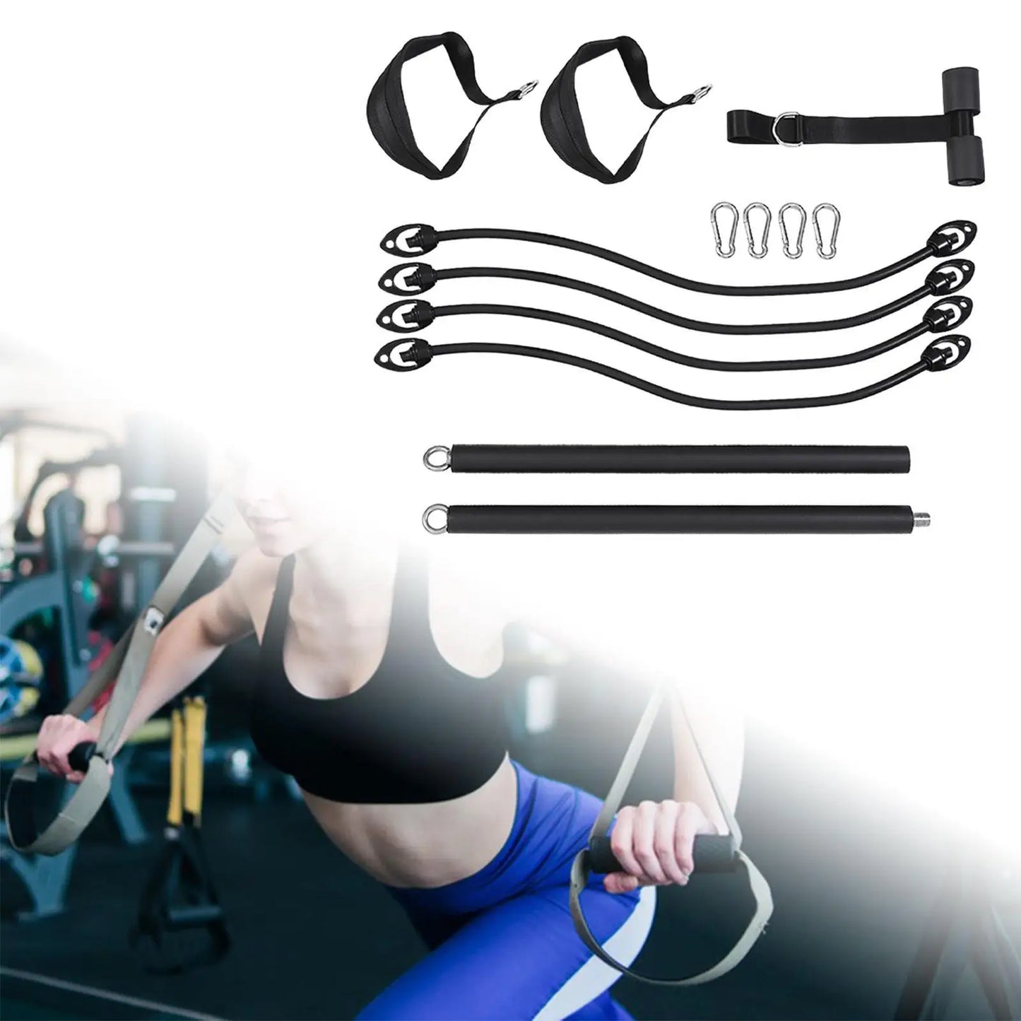 Professional Pilates Bar Kit for Home Workouts