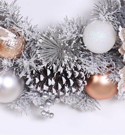 Pine Cone Christmas Wreath Home Decoration