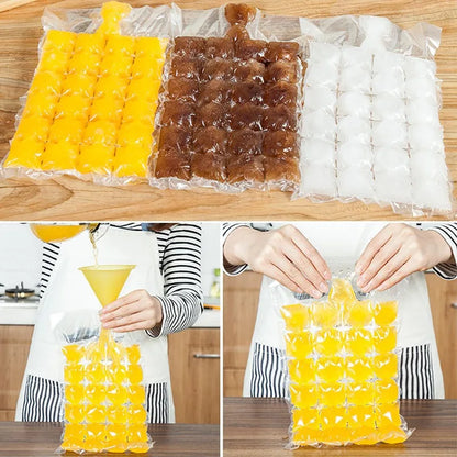 24 Grid Silicone Ice Pop Molds Ice Maker