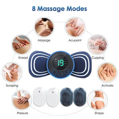 Portable Electric Neck Massager with Remote