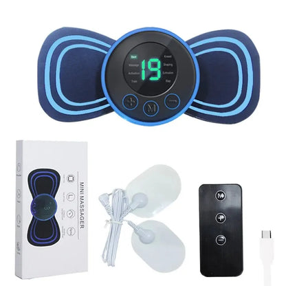 Portable Electric Neck Massager with Remote